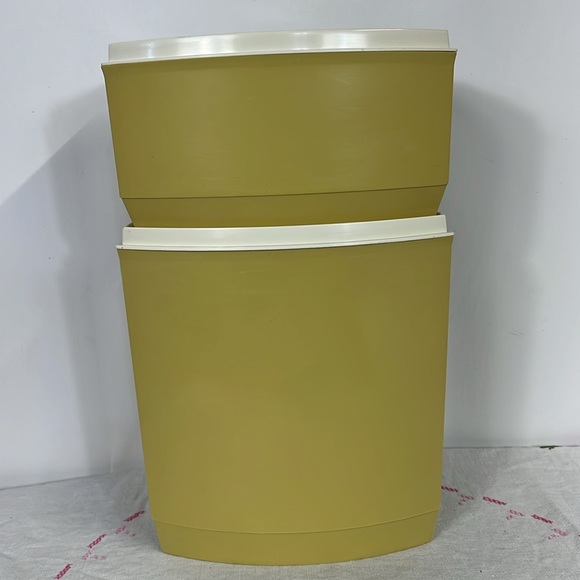 Vintage Lustroware plastic nesting stackable storage containers - Picture 5 of 11